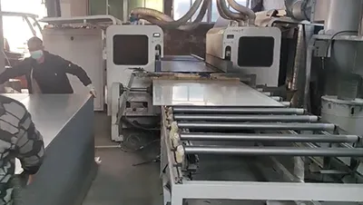 Двухсторонний пазовальный станок с ЧПУ (для кромок стеновых панелей) 2