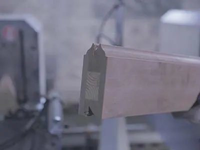 Двухсторонний торцовочный станок